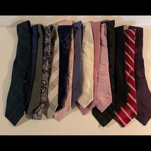 Lot of 15 Designer ties top brands